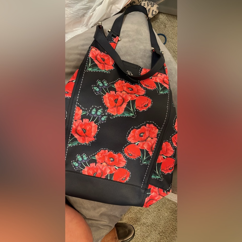 Nanette Lepore floral tote bag.